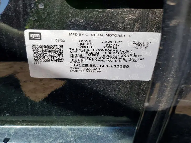 2023 CHEVROLET MALIBU LS  