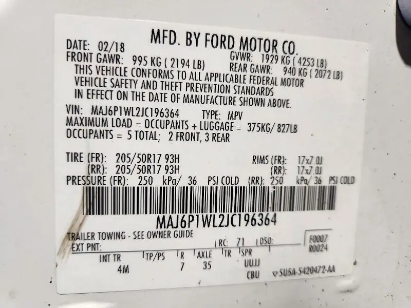 2018 FORD ECOSPORT TITANIUM  