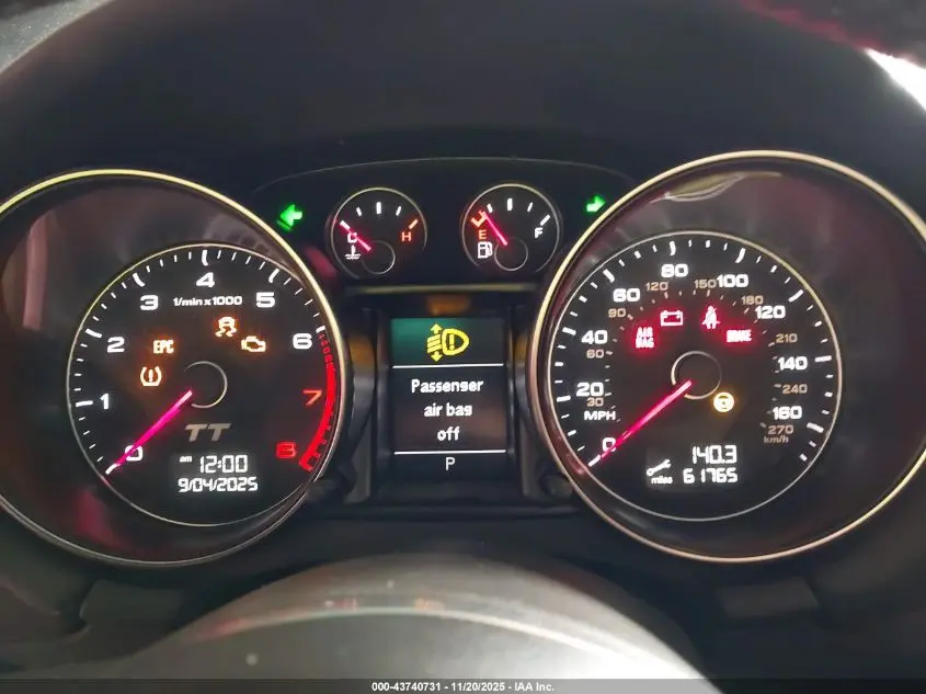 2010 AUDI TT 2.0T PREMIUM