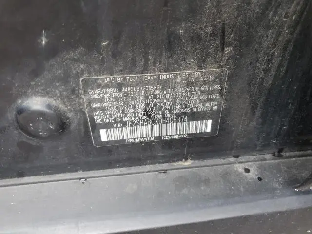 2013 SUBARU FORESTER 2.5X  