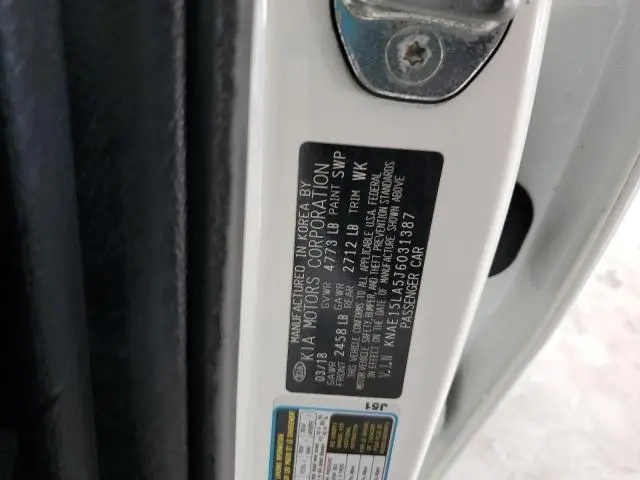 2018 KIA STINGER   