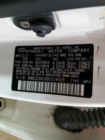 2011 HYUNDAI TUCSON GLS