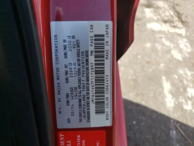 2015 MAZDA 6 TOURING  