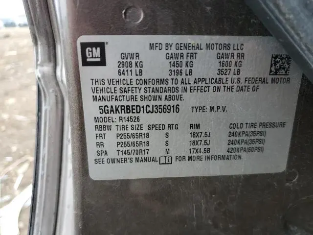 2012 BUICK ENCLAVE   