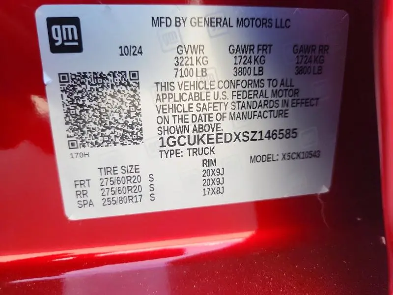 2025 CHEVROLET SILVERADO K1500 RST  