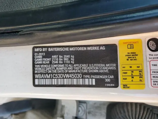 2013 BMW X1 SDRIVE28I  