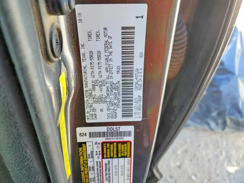 2017 TOYOTA TUNDRA LIMITED  