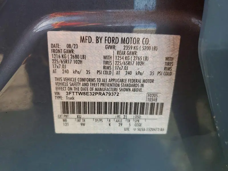 2023 FORD MAVERICK XL  