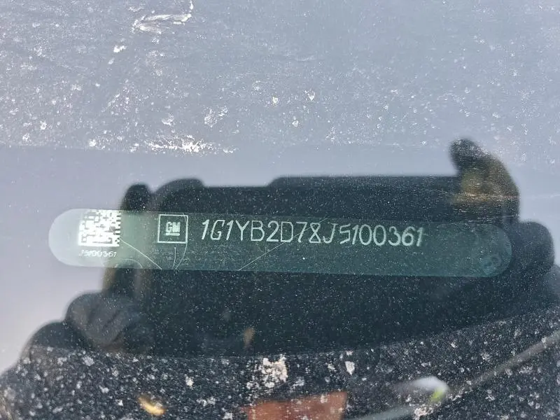 2018 CHEVROLET CORVETTE STINGRAY 1LT  