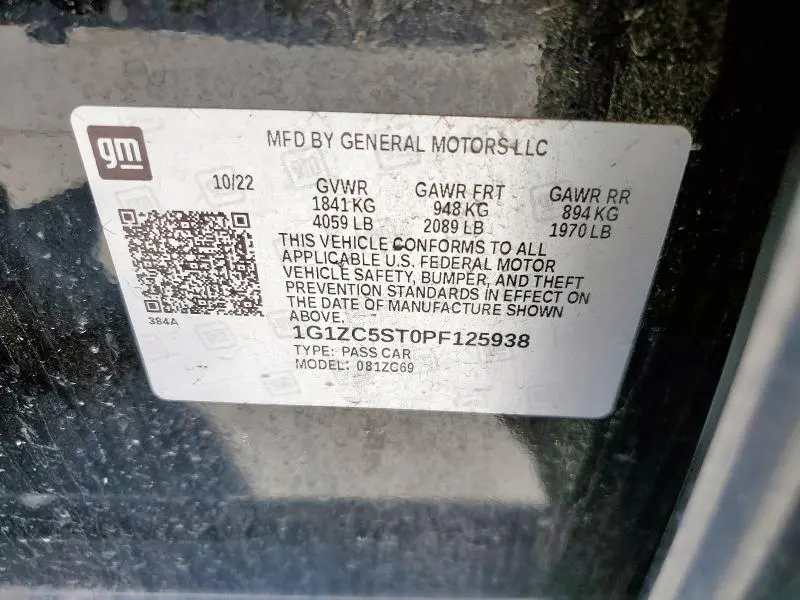 2023 CHEVROLET MALIBU LS