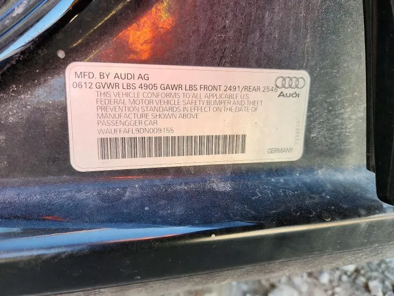 2013 AUDI A4 PREMIUM PLUS  