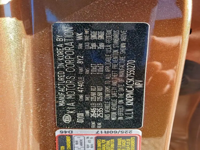 2019 KIA SPORTAGE LX  