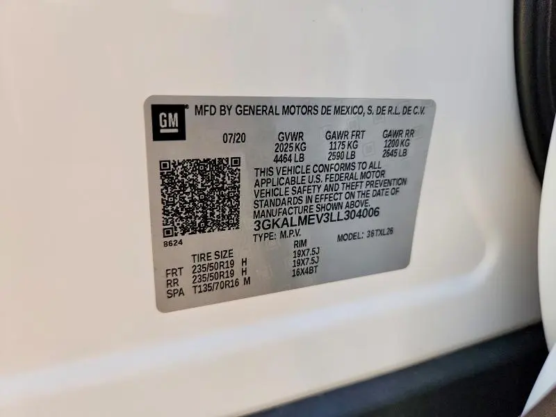 2020 GMC TERRAIN SLE  