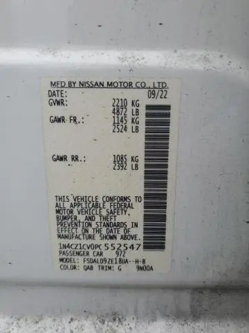 2023 NISSAN LEAF SV PLUS  