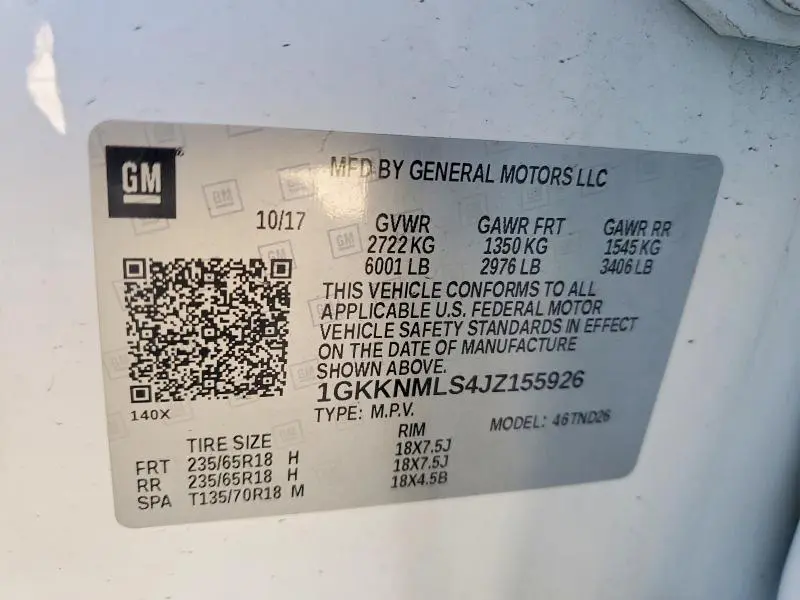 2018 GMC ACADIA SLT-1  