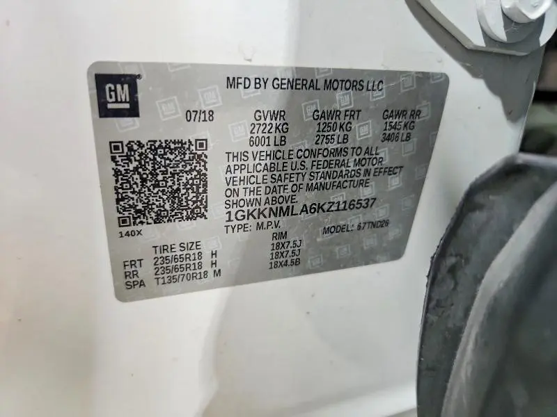 2019 GMC ACADIA SLT-1  