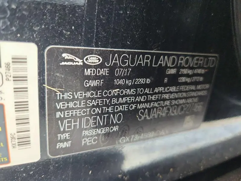 2018 JAGUAR XE   
