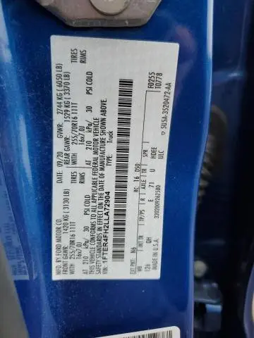 2020 FORD RANGER XL  
