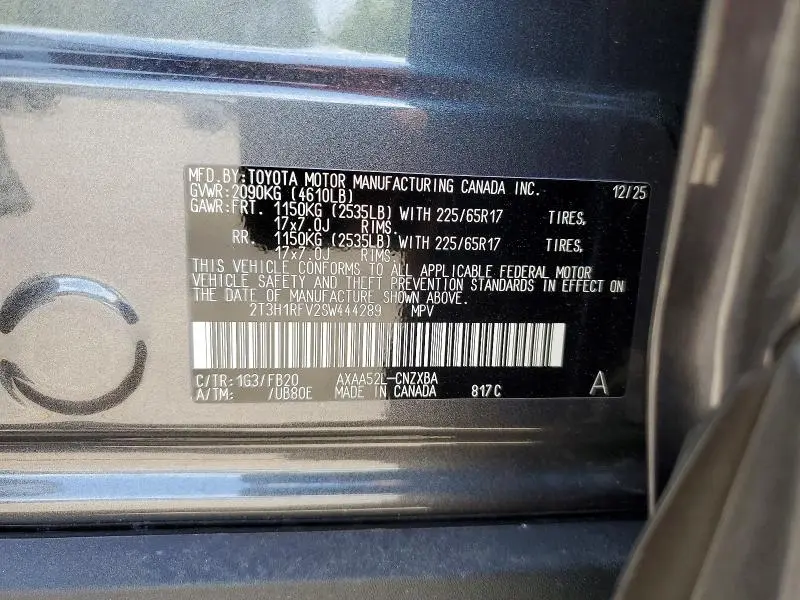 2025 TOYOTA RAV4 LE  
