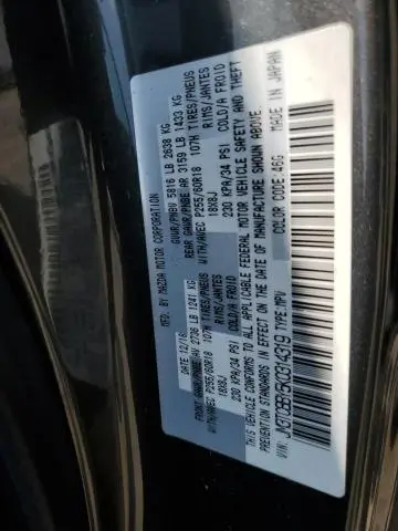 2019 MAZDA CX-9 SPORT  