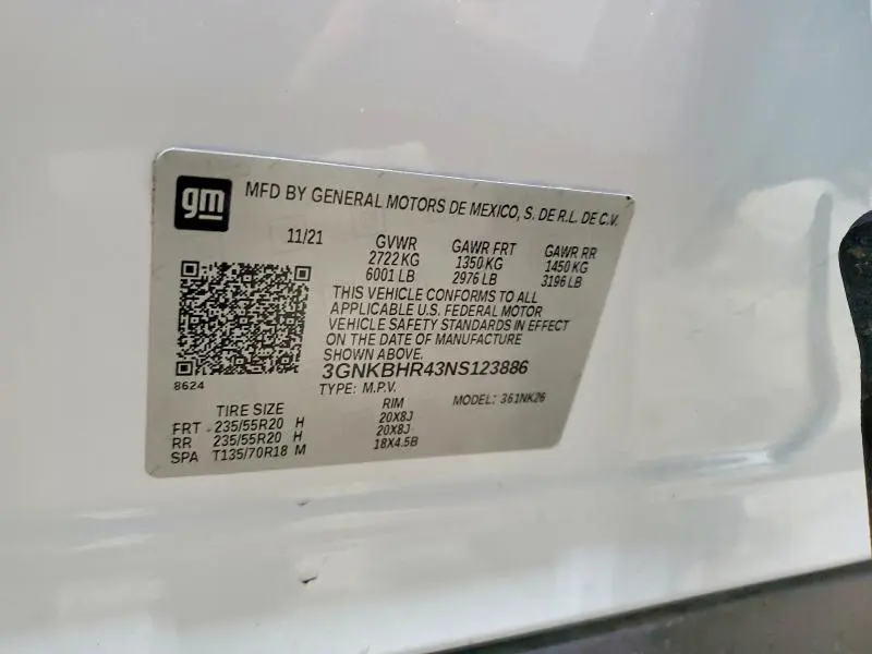 2022 CHEVROLET BLAZER 2LT  