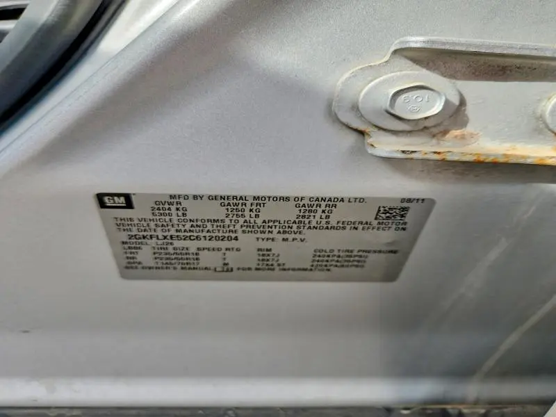 2012 GMC TERRAIN SLT  