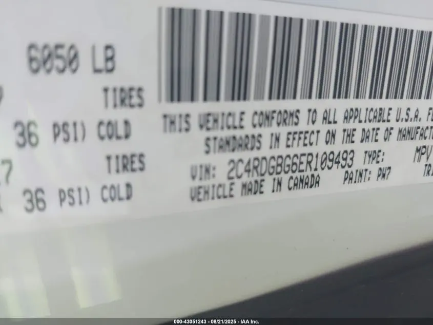 2014 DODGE GRAND CARAVAN SE
