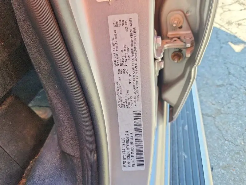 2021 RAM 1500 SPORT  