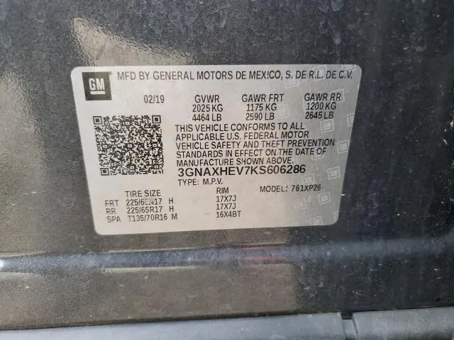 2019 CHEVROLET EQUINOX LS  