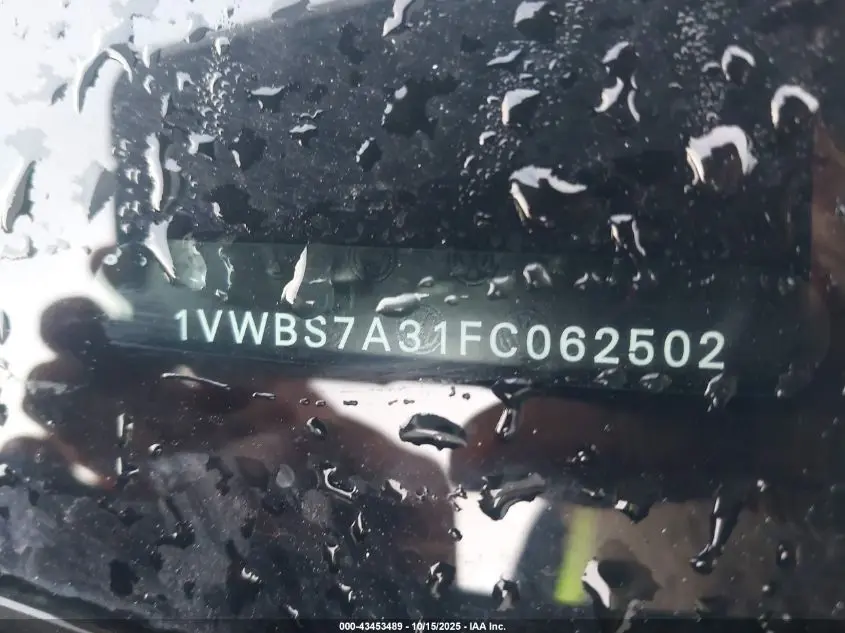 2015 VOLKSWAGEN PASSAT 1.8T SE