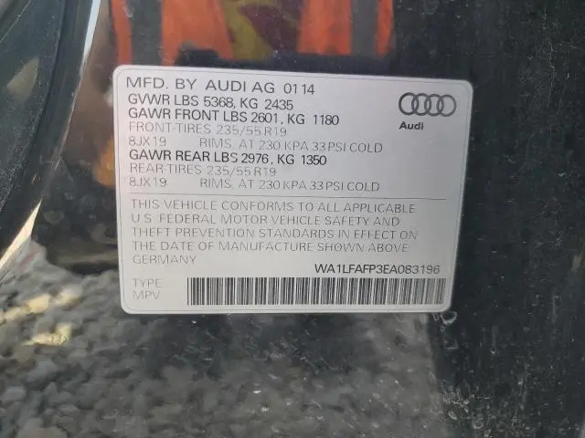 2014 AUDI Q5 PREMIUM PLUS  