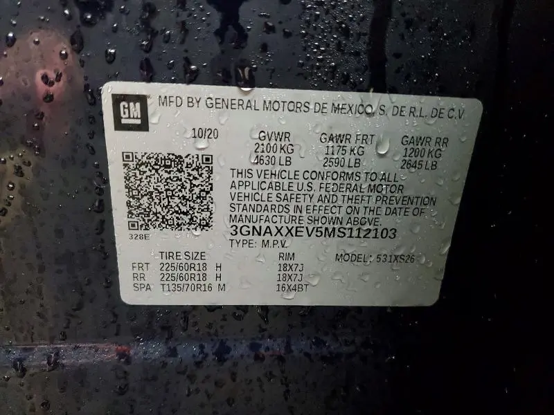 2021 CHEVROLET EQUINOX PREMIER  