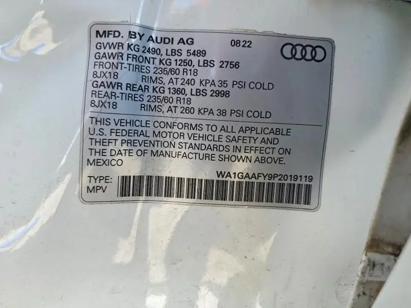 2023 AUDI Q5 PREMIUM 45  