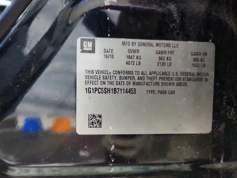 2011 CHEVROLET CRUZE LS  