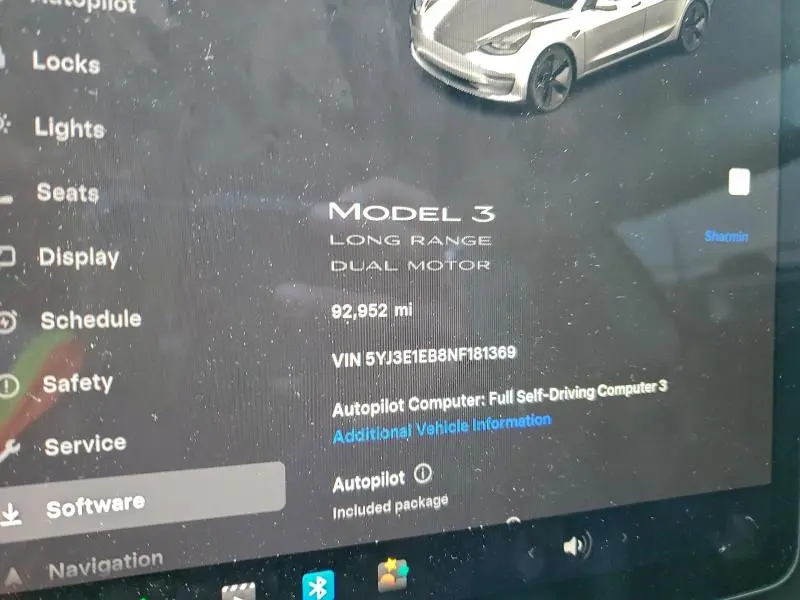 2022 TESLA MODEL 3   