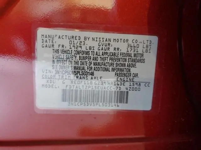 2023 NISSAN KICKS SR  