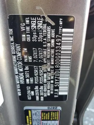 2013 HYUNDAI SANTA FE SPORT   