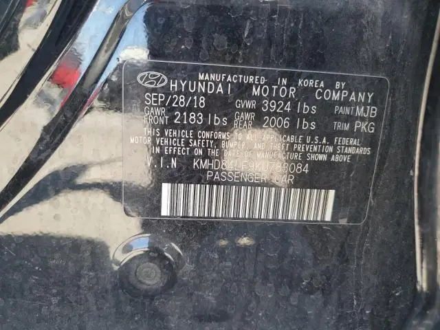 2019 HYUNDAI ELANTRA SEL  