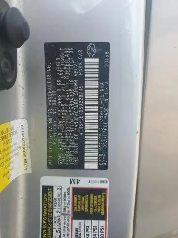 2011 TOYOTA CAMRY BASE