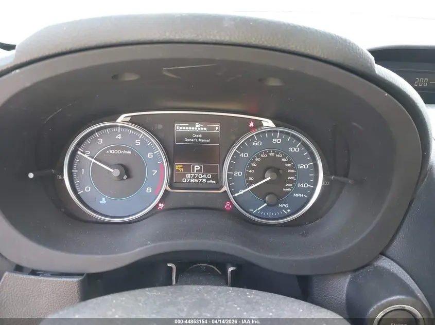 2016 SUBARU CROSSTREK 2.0I LIMITED