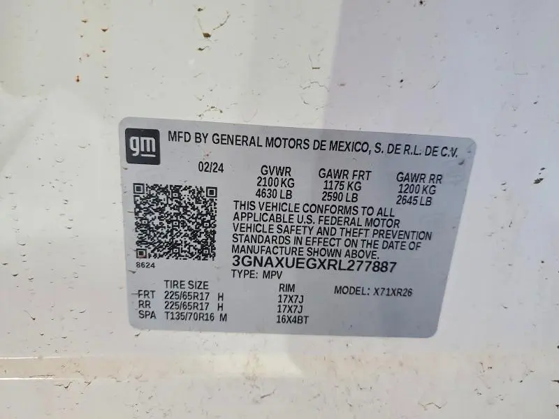 2024 CHEVROLET EQUINOX LT  