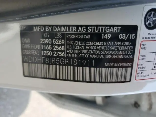 2016 MERCEDES-BENZ E 350 4MATIC  