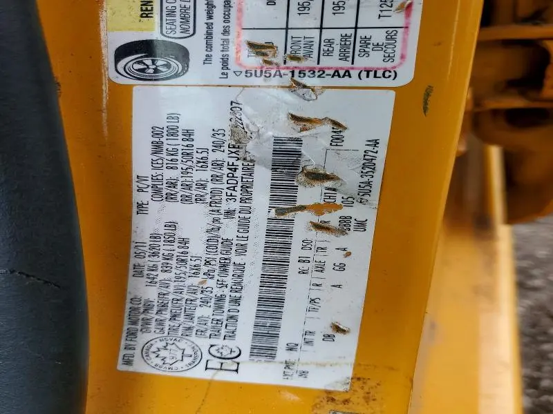 2011 FORD FIESTA SES  