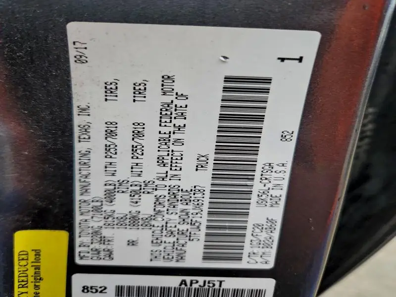 2018 TOYOTA TUNDRA DOUBLE CAB SR  