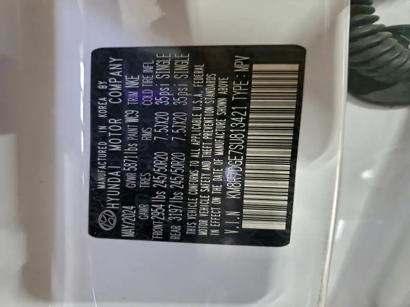 2025 HYUNDAI PALISADE CALLIGRAPHY  