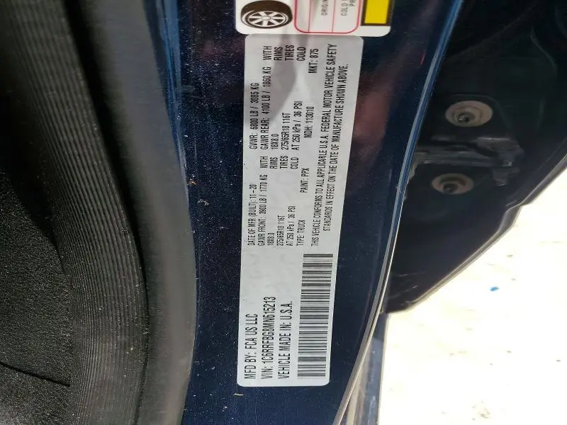 2021 RAM 1500 BIG HORN/LONE STAR  