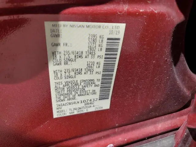 2020 NISSAN MURANO SV  