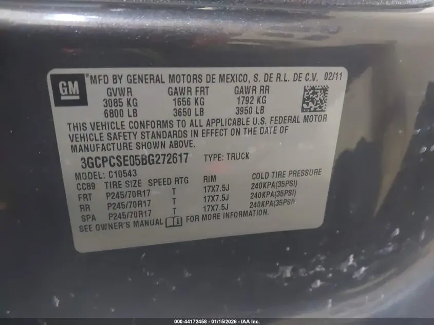 2011 CHEVROLET SILVERADO 1500 LT