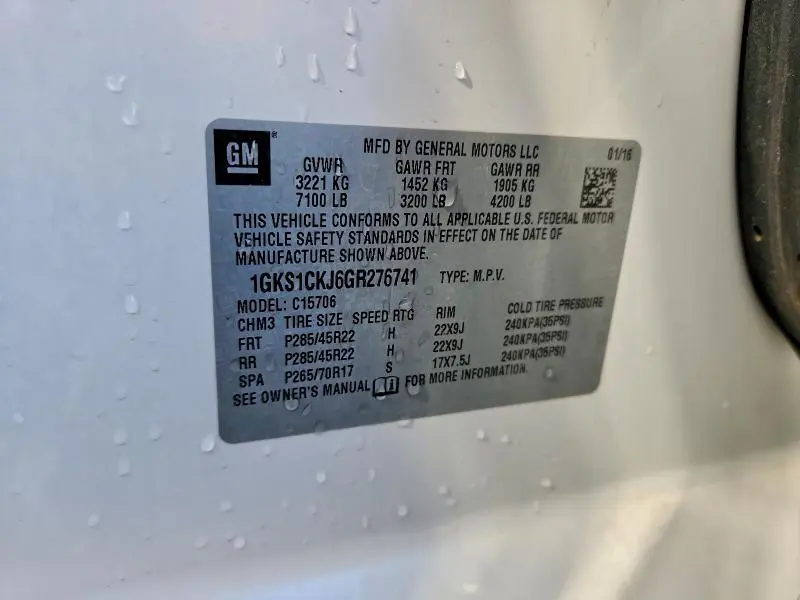 2016 GMC YUKON DENALI  