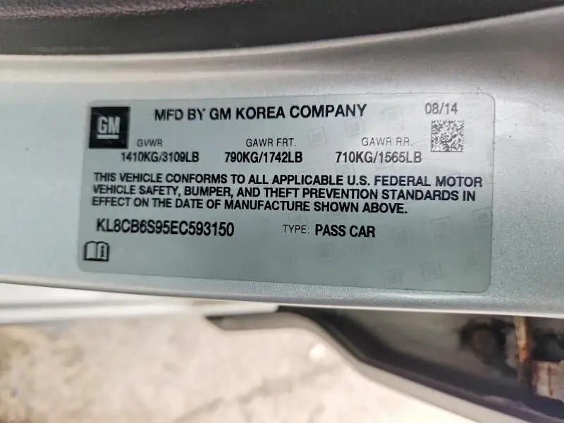 2014 CHEVROLET SPARK LS  